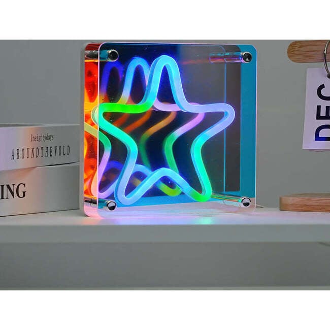 Neon Star 3D Light Effect - Lighting - 4