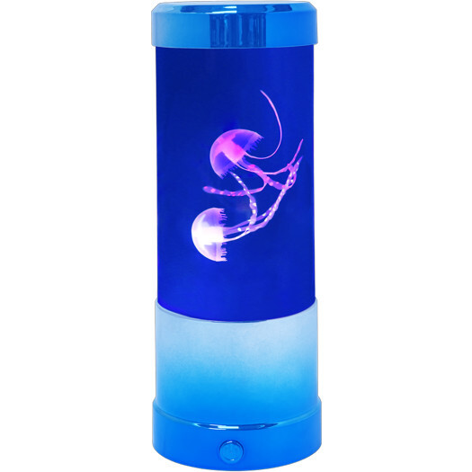 Mini Jellyfish Mood Lamp- Blue Metallic