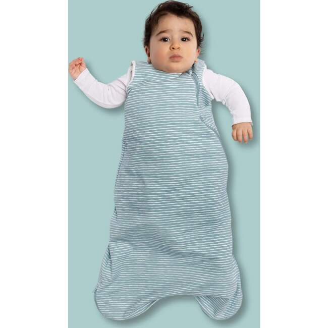 One & Done Sleep Sack, Green Stripes - Sleepbags - 2