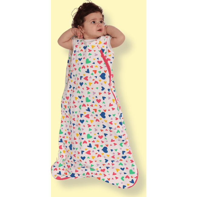 One & Done Sleep Sack, Rainbow Hearts - Sleepbags - 2