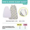 One & Done Sleep Sack, Blue Clouds - Sleep Sacks - 4 - thumbnail