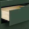 Hudson 3-Drawer Changer Dresser with Removable Changing Tray in Forest Green - Dressers - 5