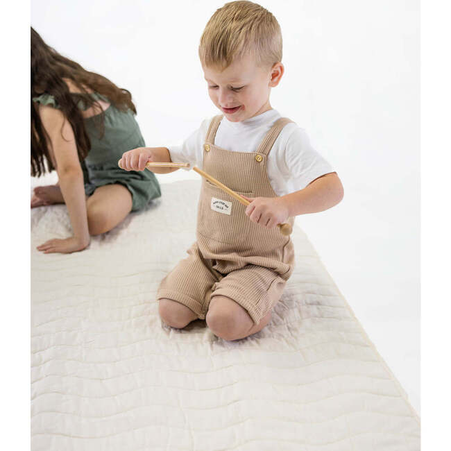 Premium Indoor / Outdoor Jumbo Portable Playmat, Cream - Playmats - 4