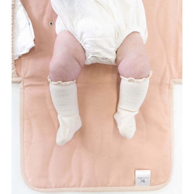 Portable Changing Clutch, Blush - Changing Pads - 3