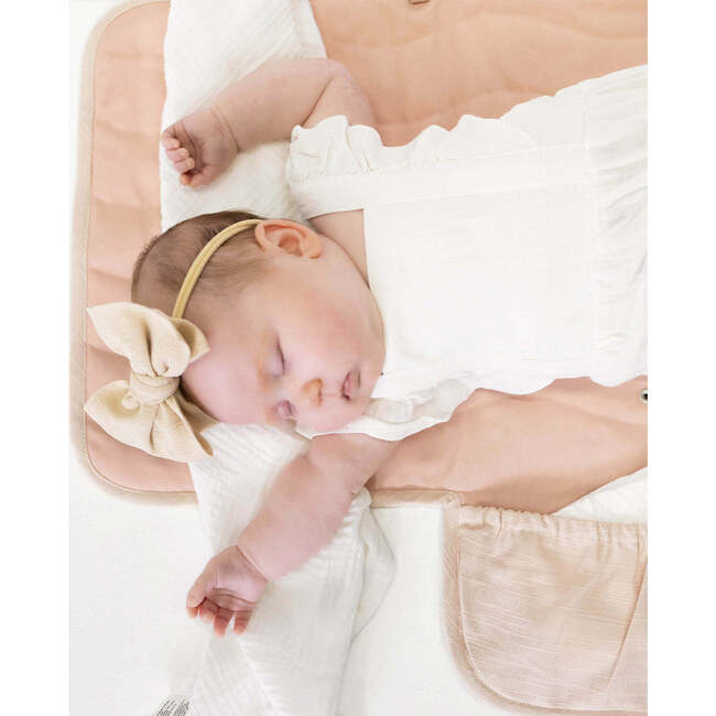 Portable Changing Clutch, Blush - Changing Pads - 6