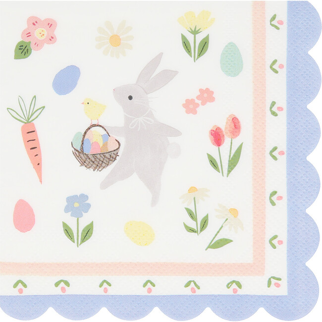 Easter Bunny Small Napkins - Tableware - 1