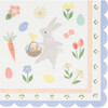 Easter Bunny Large Napkins - Tableware - 1 - thumbnail