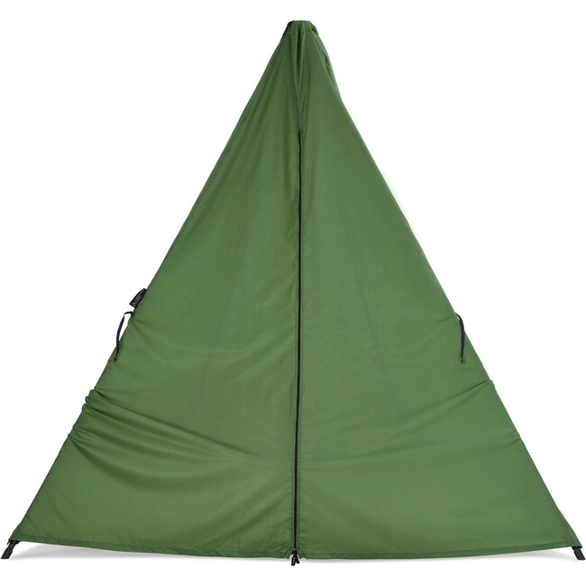 Green Waterproof Weather Cover for Hangout Pod Stand - Outdoor Decor - 1