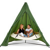 Green Waterproof Weather Cover for Hangout Pod Stand - Outdoor Decor - 3