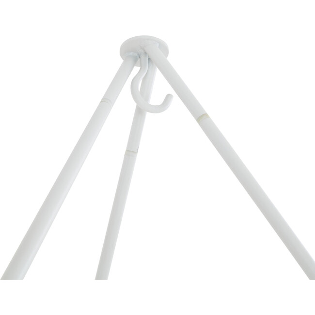 White Hangout Pod Tripod Stand - Outdoor Decor - 2