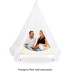 Sheer White Mosquito Net for Hangout Pod - Outdoor Decor - 2