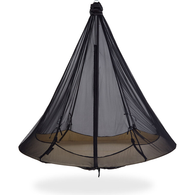 Sheer Black Mosquito Net for Hangout Pod