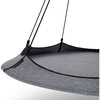 Grey Hangout Pod 6ft Circular Family Hammock Bed - Outdoor Decor - 3