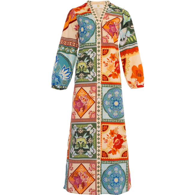 Riley Caftan, Neon Tile