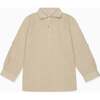 Oatmeal Miguel Cotton Long Sleeve Boy Shirt - Shirts - 1 - thumbnail