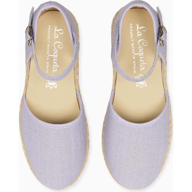 Lilac Olivia Canvas Girl Espadrilles