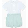 Sage Gingham Sebastian Baby Boy Set - Mixed Apparel Set - 4