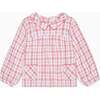 Red Check Devina Long Sleeve Baby Shirt - Shirts - 1 - thumbnail