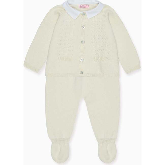 Ivory Marlo Cotton Baby Knitted Set - Mixed Apparel Set - 1