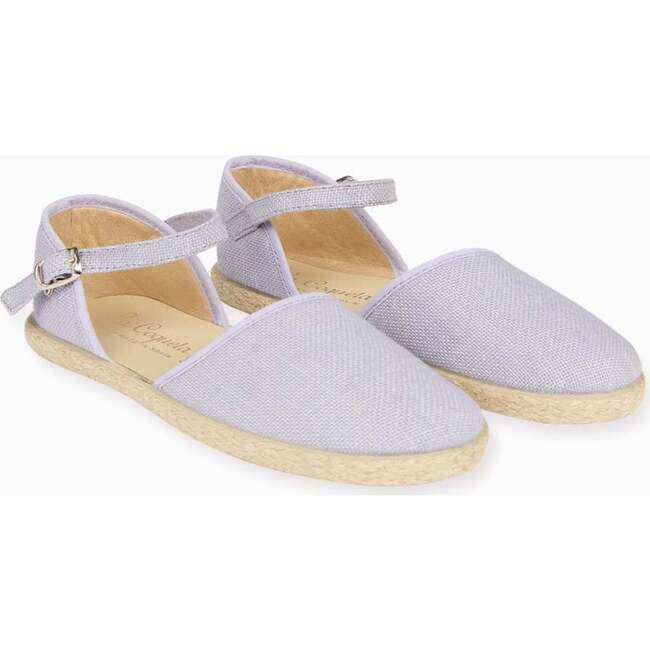 Lilac Olivia Canvas Girl Espadrilles - Sandals - 3