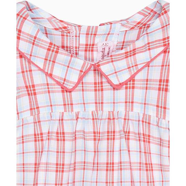 Red Check Devina Long Sleeve Baby Shirt - Shirts - 3