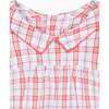 Red Check Devina Long Sleeve Baby Shirt - Shirts - 3