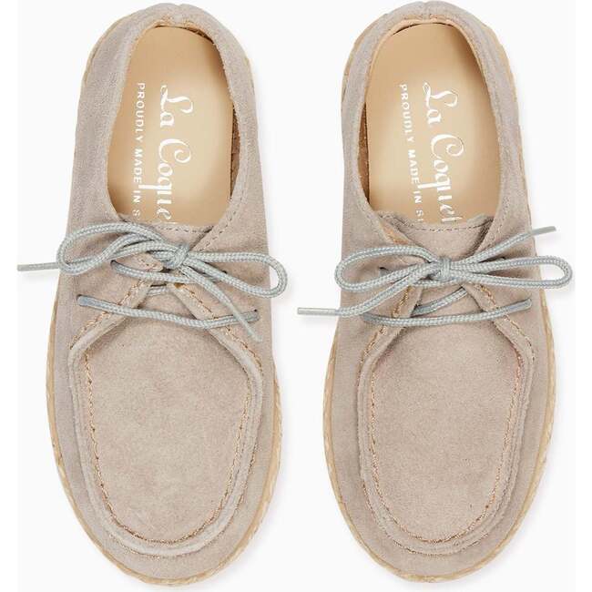 Grey Maddox Suede Boy Espadrille - Sandals - 1