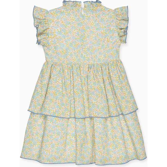 Blue Floral Florencia Girl Dress - Dresses - 3