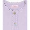 Lilac Arcona Cotton Girl Cardigan - Cardigans - 2