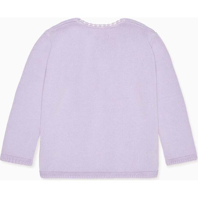 Lilac Arcona Cotton Girl Cardigan - Cardigans - 3