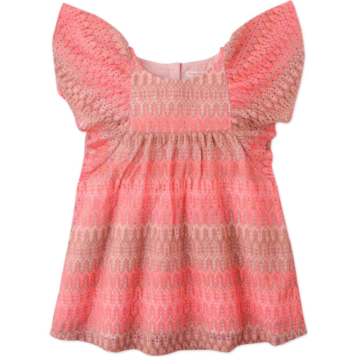 Vivian Empire Dress With Butterfly Sleeves, Multicolor - Dresses - 1