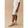 Santino Bermuda Shorts With Contrast Stitching, Offwhite - Shorts - 3