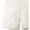 Santino Bermuda Shorts With Contrast Stitching, Offwhite - Shorts - 5