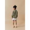 Riley Overshirt Jacket With Emroidered Badges, Green - Jackets - 5