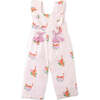 Mini Ivana Jumpsuit In Tiger Print, White - Rompers - 1 - thumbnail