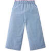 Mini Esme Denim Pants With Bird Patch Pocket, Blue - Pants - 2