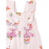 Mini Ivana Jumpsuit In Tiger Print, White - Rompers - 3