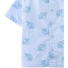 Miguel Button-Down Shirt With Octopus Embroidery, Blue - Button Downs - 4