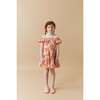 Lucinda Waisted Tiered Dress In Fire Floral Print, Orange - Dresses - 2