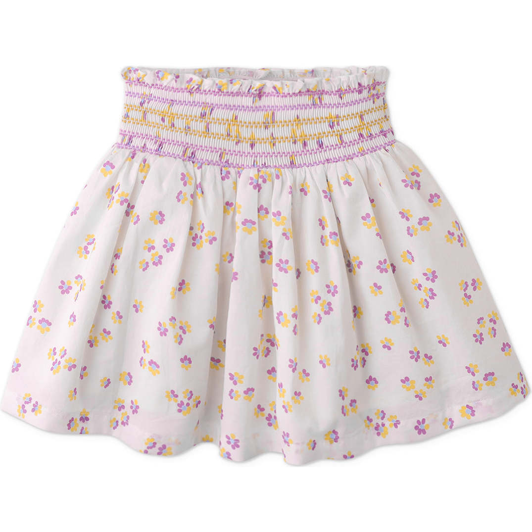 Isabella Dobby Skirt, Offwhite - Skirts - 1