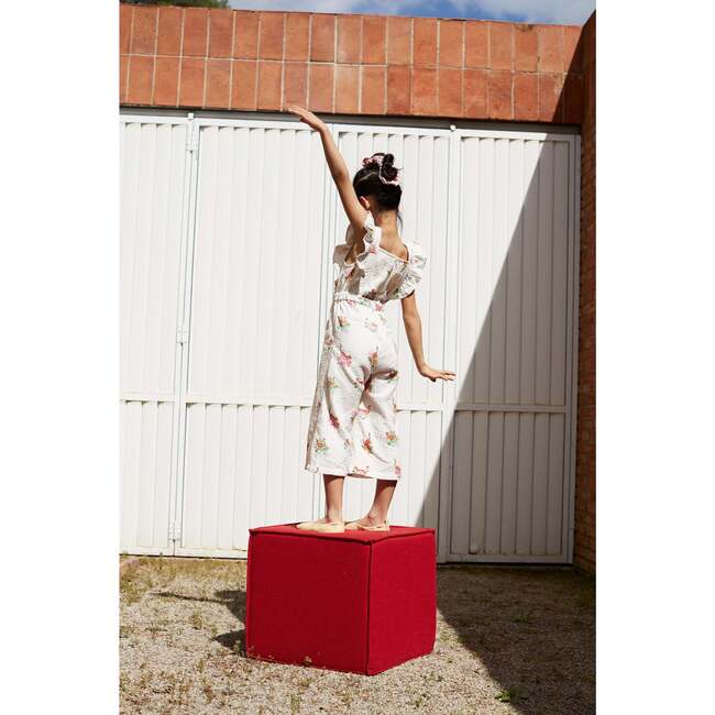 Ivana Jumpsuit In Tiger Print, White - Jumpsuits - 2