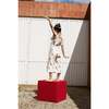 Ivana Jumpsuit In Tiger Print, White - Jumpsuits - 2