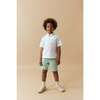 Gino Bermuda Shorts With Contrast Stitching, Green - Shorts - 2