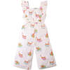Ivana Jumpsuit In Tiger Print, White - Jumpsuits - 5