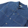 Gian Button-Down With Lido Collar, Blue - Button Downs - 5