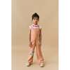 Eunice Strappy Jumpsuit With Front Buttons And Appliques, Tan - Jumpsuits - 2