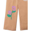 Eunice Strappy Jumpsuit With Front Buttons And Appliques, Tan - Jumpsuits - 4