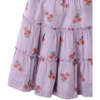 Erin Tiered Dress In Daisy Print, Purple - Dresses - 4