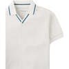 Nico Waffle Polo Shirt, White - Polo Shirts - 4