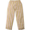 Faye Stripey Pull-On Pants, Yellow - Pants - 6